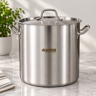 Кастрюля с крышкой Benson BN-606 50л 40 см