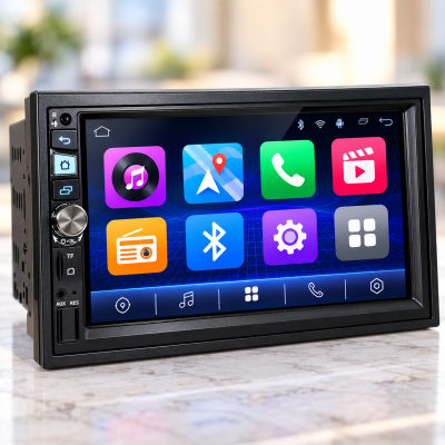 Автомагнитола MP5 PI-8706 / Магнитола Android 2 DIN / Мультимедийная автомагнитола сенсорный дисплей