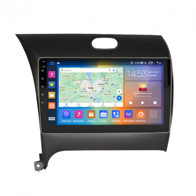 Штатная магнитола Lesko для Kia Forte II Рестайлинг 2016-2018 экран 9" 4/64Gb CarPlay 4G Wi-Fi GPS Prime