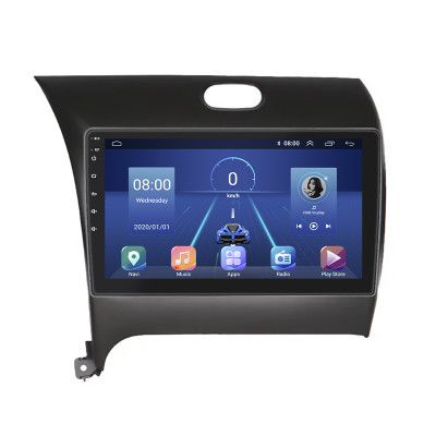 Штатная магнитола Lesko для Kia Forte II Рестайлинг 2016-2018 экран 9" 6/128Gb 4G Wi-Fi GPS Top