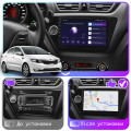 Штатная магнитола Lesko для Kia K2 III (QB) 2011-2017 экран 9" 4/64Gb 4G Wi-Fi GPS Top