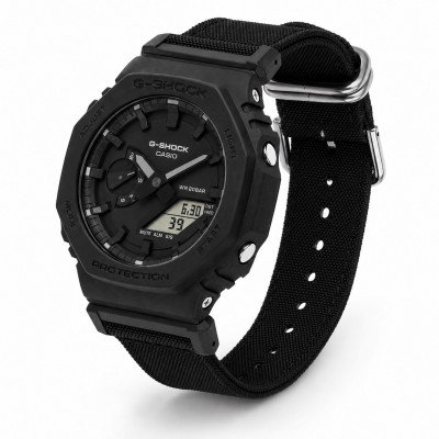 Чоловічий годинник Casio G-SHOCK GA-2100BCE-1A Carbon Core Guard, водонепроникність 20 ATM