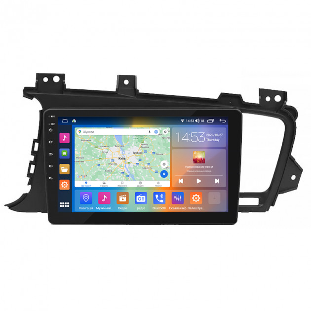 Штатная магнитола Lesko для Kia K5 I 2010-2013 экран 9" 2/32Gb CarPlay 4G Wi-Fi GPS Prime