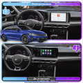 Штатная магнитола Lesko для Kia K5 III 2020-н.в. экран 10" 4/64 QLED CarPlay 4G Wi-Fi GPS 360 Prime