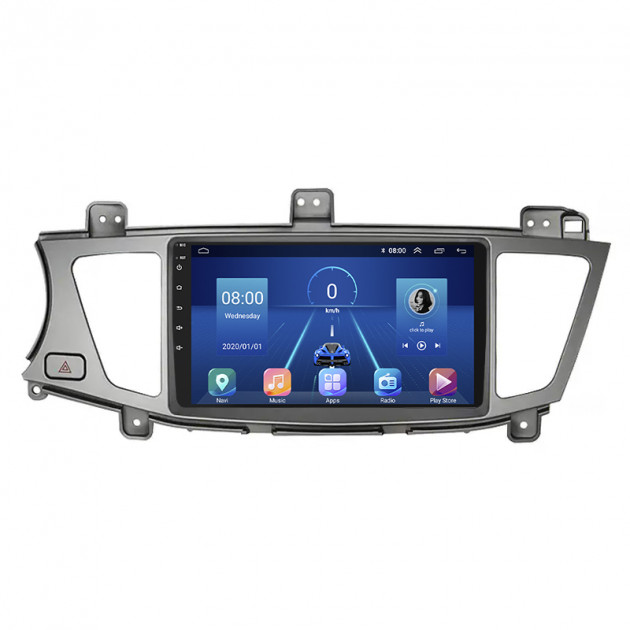 Штатная магнитола Lesko для Kia K7 VG (I) 2009-2012 экран 9" 6/128Gb 4G Wi-Fi GPS Top