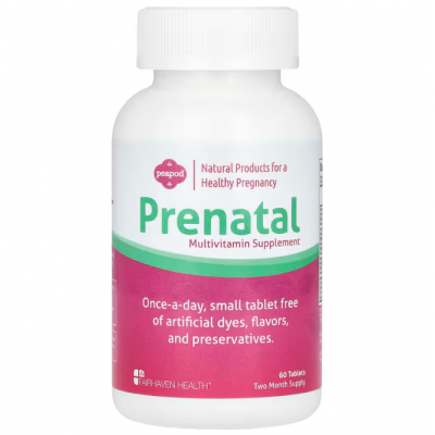 Вітаміни для вагітних, Prenatal Multivitamin, Fairhaven Health, 60 таблеток