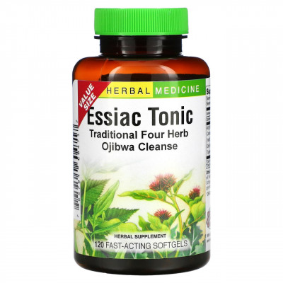 Трав'яна формула оджибва, Essiac Tonic, Herbs Etc., 120 капсул
