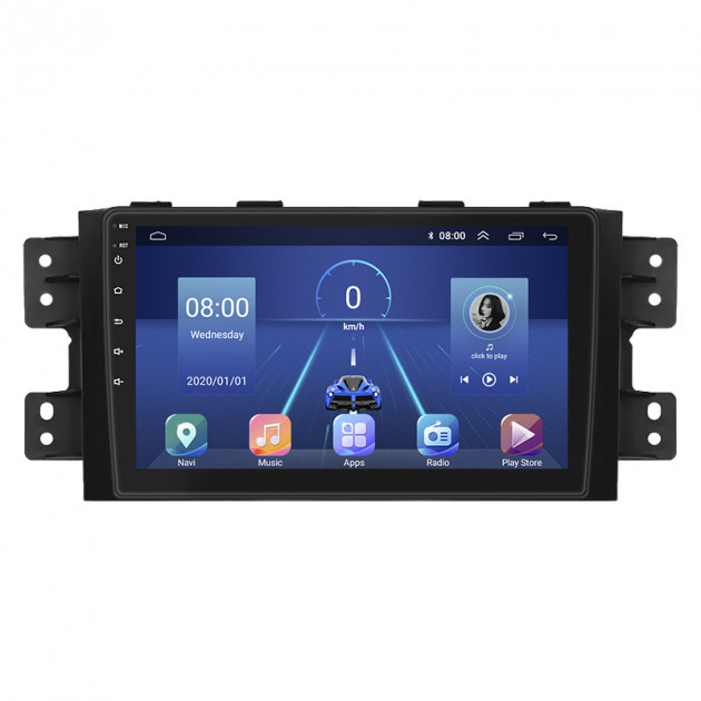 Штатная магнитола Lesko для Kia Mohave I 2008-2016 экран 9" 2/32Gb 4G Wi-Fi GPS Top