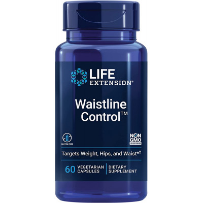Жироспалювач для стегон та талії, Waistline Control, Life Extension, 60 вегетаріанських капсул