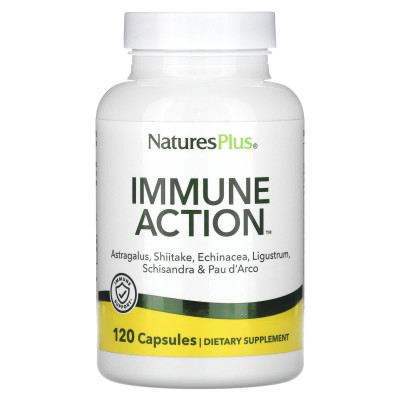 Імуностимулятор (Immune Action), Nature's Plus, 120 капсул
