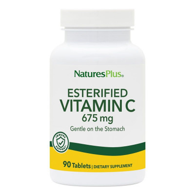 Вітамін С естерифікований, Esterified Vitamin C, Nature's Plus, 675 мг, 90 таблеток