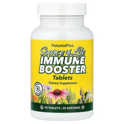 Посилення імунітету, Immune Booster, Nature's Plus, Source of Life, 90 таблеток