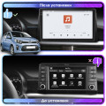 Штатная магнитола Lesko для Kia Morning III 2017-н.в. экран 9" 4/64 QLED CarPlay 4G Wi-Fi GPS 360 Prime