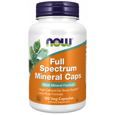 Мультимінерали, Full Spectrum Mineral Caps, Now Foods, 120 вегетаріанських капсул