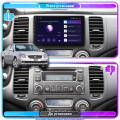 Штатная магнитола Lesko для Kia Optima I 2000-2002 экран 9" 4/64Gb 4G Wi-Fi GPS Top