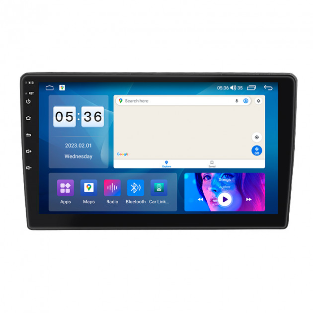 Штатная магнитола Lesko для Kia Optima II 2005-2008 экран 9" 2/32Gb CarPlay 4G Wi-Fi GPS Prime