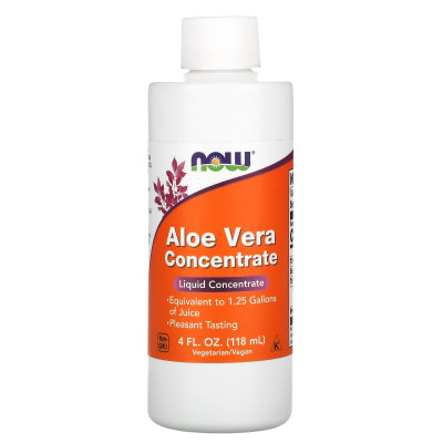 Алое вера концентрат, Aloe Vera, Now Foods, 118 мл