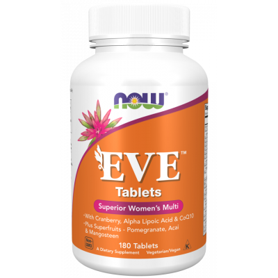 Вітаміни для жінок Єва, Eve, Women's Multi, Now Foods, чудовий комплекс, 180 таблеток
