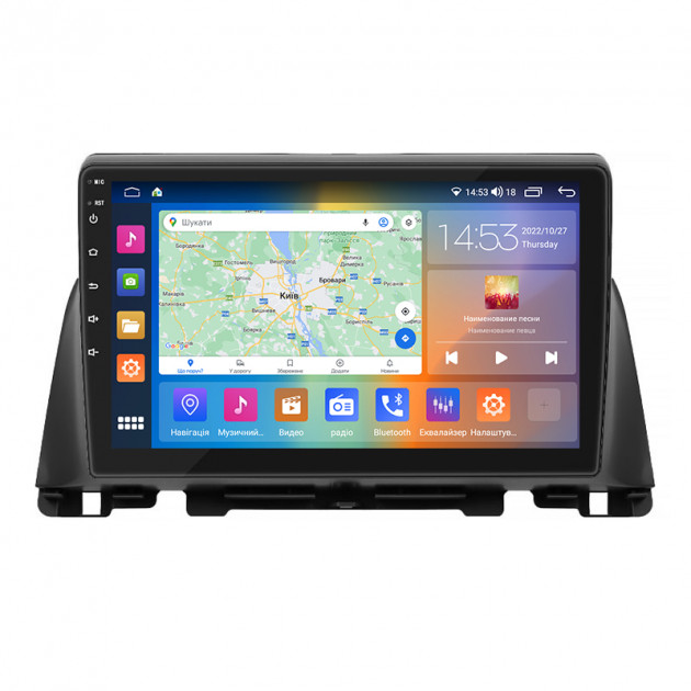 Штатная магнитола Lesko для Kia Optima IV 2015-2018 экран 10" 2/32Gb CarPlay 4G Wi-Fi GPS Prime