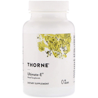 Вітамін Е, Ultimate-E, Thorne, 60 капсул