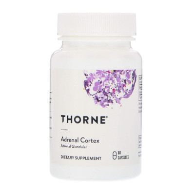 Адренал, підтримка наднирників, Adrenal Cortex, Thorne, 60 капсул