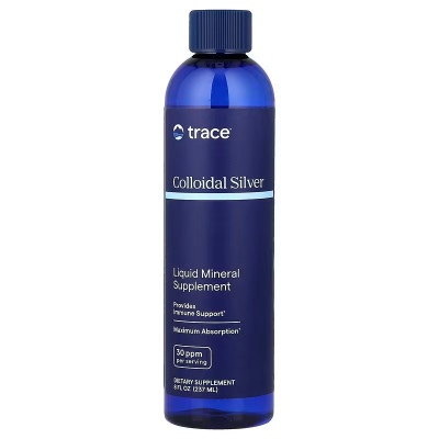 Колоїдне срібло, Trace Minerals Research, 30 PPM, 237 мл.