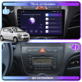 Штатная магнитола Lesko для Kia Picanto I Рестайлинг 2007-2011 экран 9" 4/64Gb CarPlay 4G Wi-Fi GPS Prime