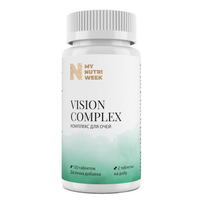 Комплекс для очей, Vision Complex, My Nutri Week, 120 таблеток