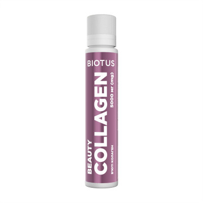 Б'юті колаген, Beauty Collagen, Biotus, 5000 мг, смак вишні, 1 флакон (25 мл)