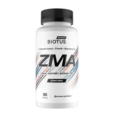 ЗМА, ZMA, Biotus, 90 капсул
