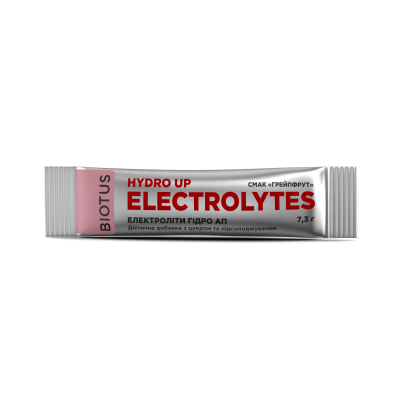 Електроліти Гідро Ап, Eloctrolytes Hydro Up, Biotus, смак "Грейпфрут", 1 саше ( 7,3 г)