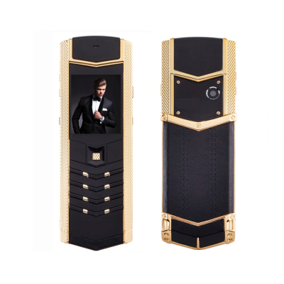 Телефон H-Mobile V1 (Hope V1) black-gold. Vertu design