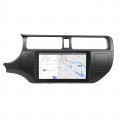 Штатная магнитола Lesko для Kia Rio III 2011-2015 экран 9" 4/64Gb 4G Wi-Fi GPS Top