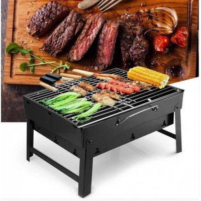 Портативный  гриль TL-372 барбекю BBQ Grill Portable складной переносной мангал для дома дачи и туризма
