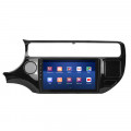 Штатная магнитола Lesko для Kia Rio III Рестайлинг 2015-2017 экран 9" 4/64Gb 4G Wi-Fi GPS Top