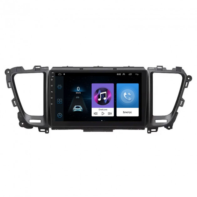 Штатная магнитола Lesko для Kia Sedona III 2014-2021 экран 9" 1/16Gb Wi-Fi GPS Base