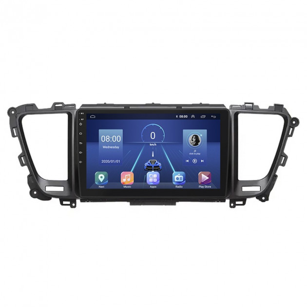 Штатная магнитола Lesko для Kia Sedona III 2014-2021 экран 9" 2/32Gb 4G Wi-Fi GPS Top