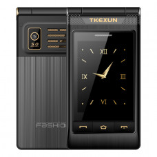 Телефон Tkexun G10-1 4G (Yeemi G10-1) black. Dual display
