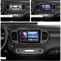 Штатная магнитола Lesko для Kia Sorento III Prime 2014-2017 экран 10" 4/32Gb 4G Wi-Fi GPS Top