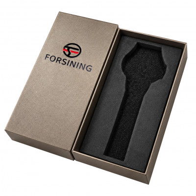 Картонна коробочка для годинника Forsining Bronze-Brown (1000-0419) – Подарункова упаковка у бронзово-коричневому кольорі