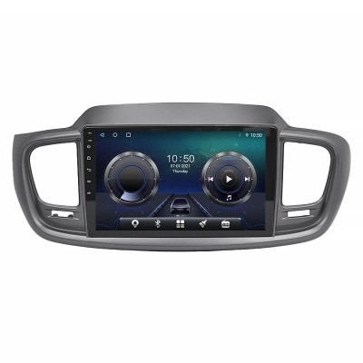 Штатная магнитола Lesko для Kia Sorento III Prime 2014-2017 экран 10" 4/64Gb 4G Wi-Fi GPS Top