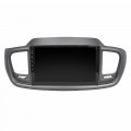 Штатная магнитола Lesko для Kia Sorento III Prime 2014-2017 экран 10" 4/64Gb 4G Wi-Fi GPS Top