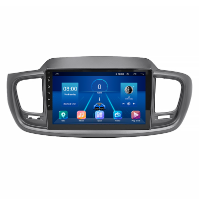 Штатная магнитола Lesko для Kia Sorento III Prime 2014-2017 экран 10" 6/128Gb 4G Wi-Fi GPS Top