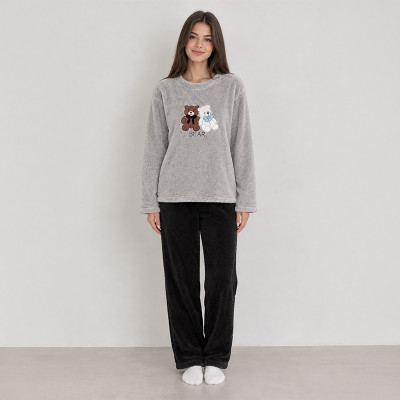 Женская тёплая пижама Two Bear костюм для дома XL