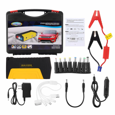 Пусковое автомобильное устройство для аккумулятора JUMP Starter Power Bank 50800 mAh