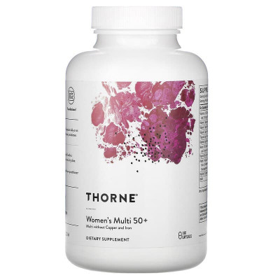 Мультивітаміни для жінок 50+, Women's Multi, Thorne, 180 капсул