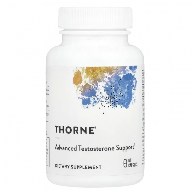 Підтримка тестостерону, Advanced Testosterone, Thorne, 60 капсул