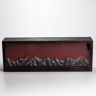Камін декоративний з LED-підсвіткою 60*10*20 см, бронзовий Yiwu SP-26BR