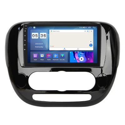 Штатная магнитола Lesko для Kia Soul II Рестайлинг 2016-2019 экран 9" 4/64Gb CarPlay 4G Wi-Fi GPS Prime