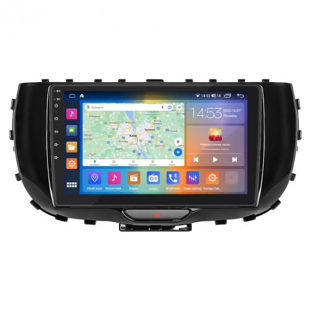 Штатная магнитола Lesko для Kia Soul III 2019-н.в. экран 9" 4/64Gb CarPlay 4G Wi-Fi GPS Prime
